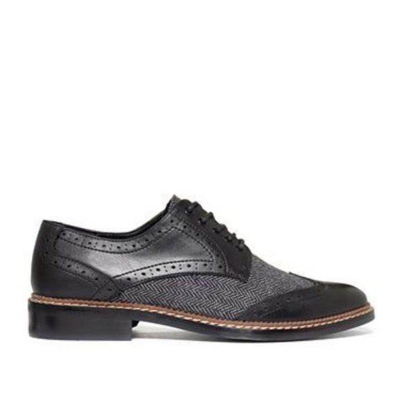 Bar III 'Monte' Mixed Media Wing-Tip Oxfords - Picture 2 of 12